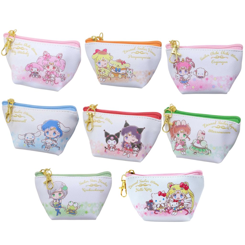 Mini Earphone Pouch - Sailor Moon x Sanrio Characters