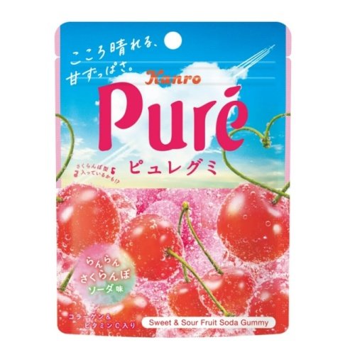 Kanro Puré Cherry Soda Gummy
