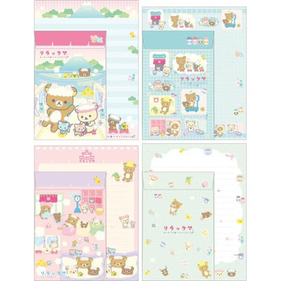 Briefpapierset - Rilakkuma - Cat Public Bathhouse
