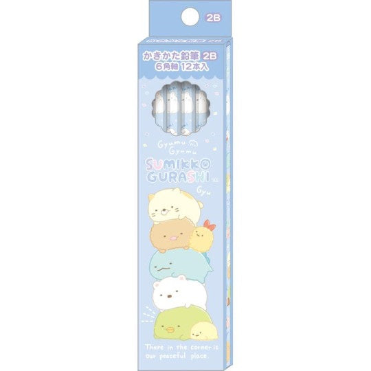 Sumikko Gurashi Hexagonal Pencil Set of 12 - Squeeze