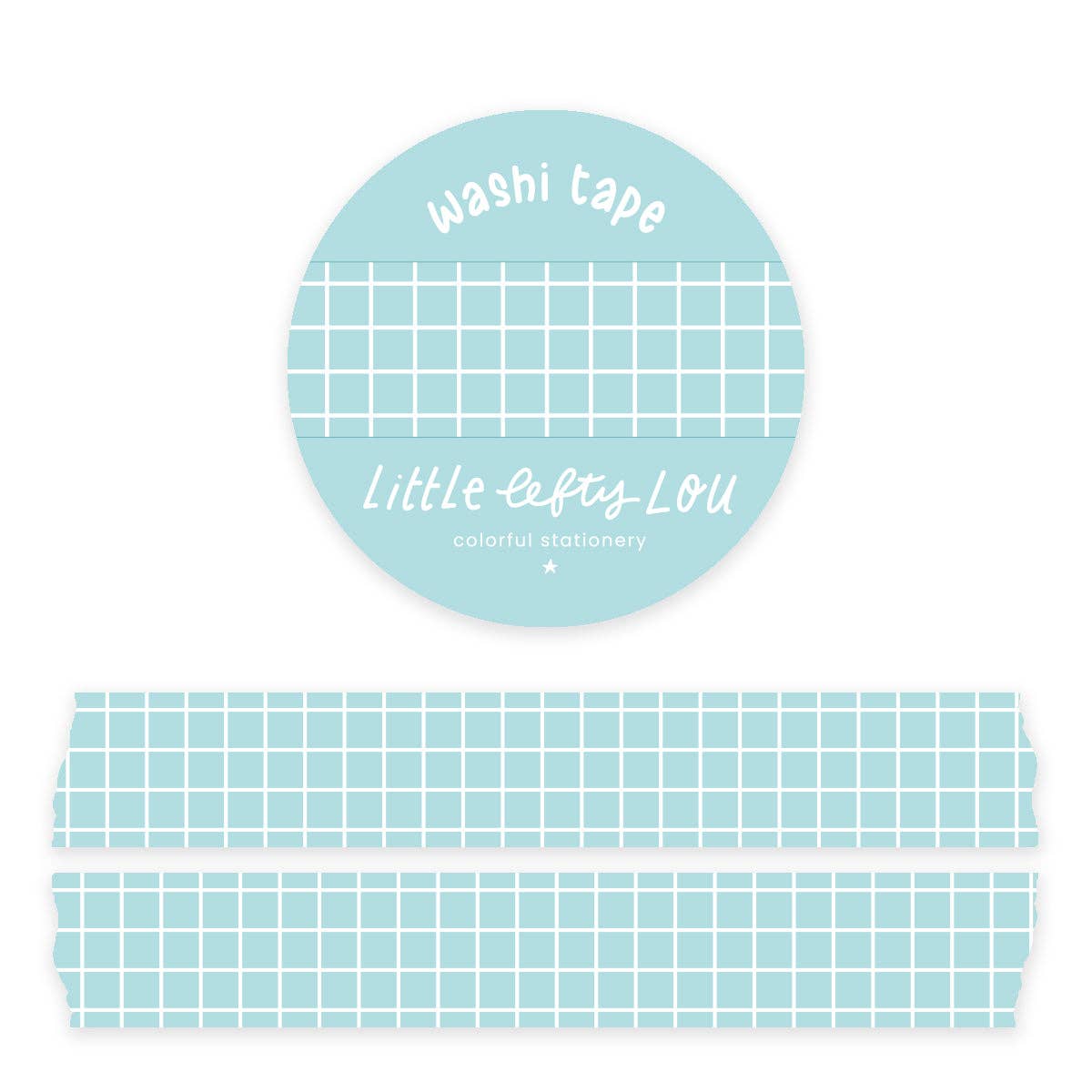 Washi Tape - Blue Grid