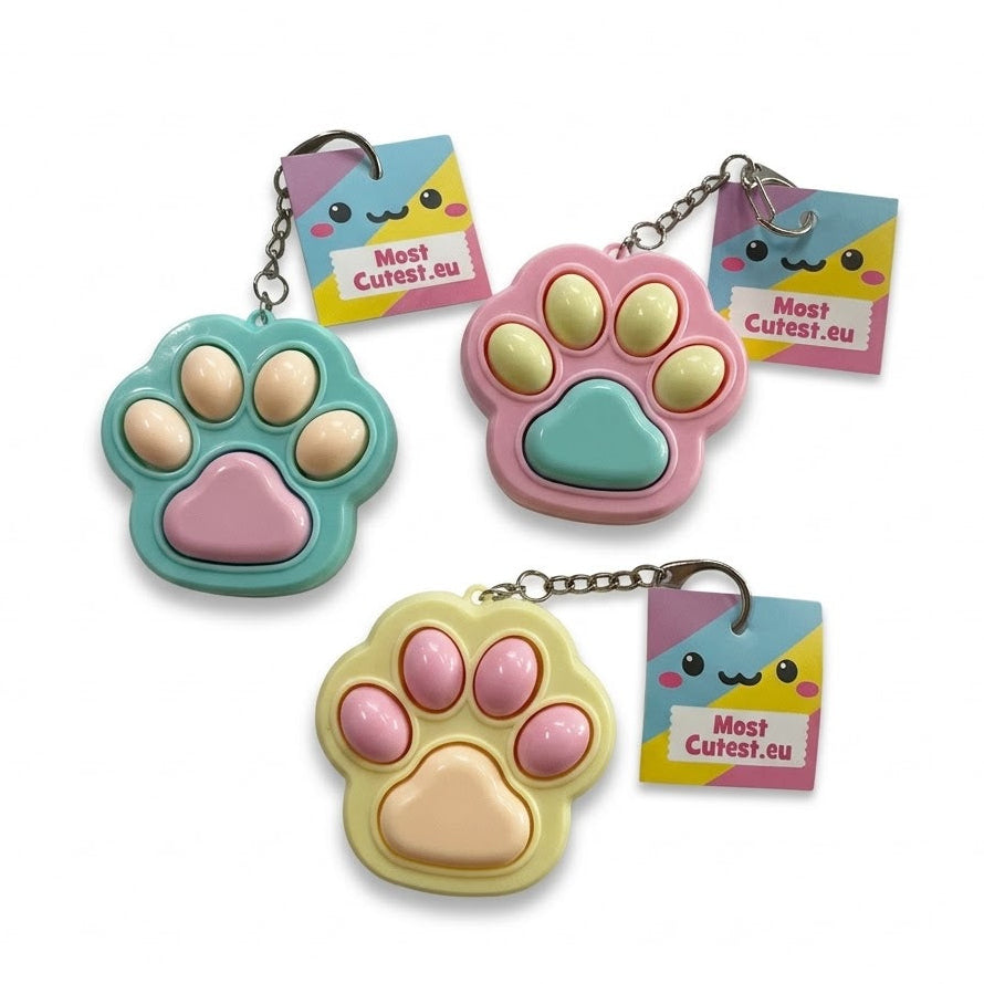 Paw Clicker Keychain - Kies je kleur