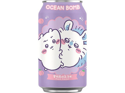 Chiikawa Sparkling Water - Peach Flavour - Sugar Free