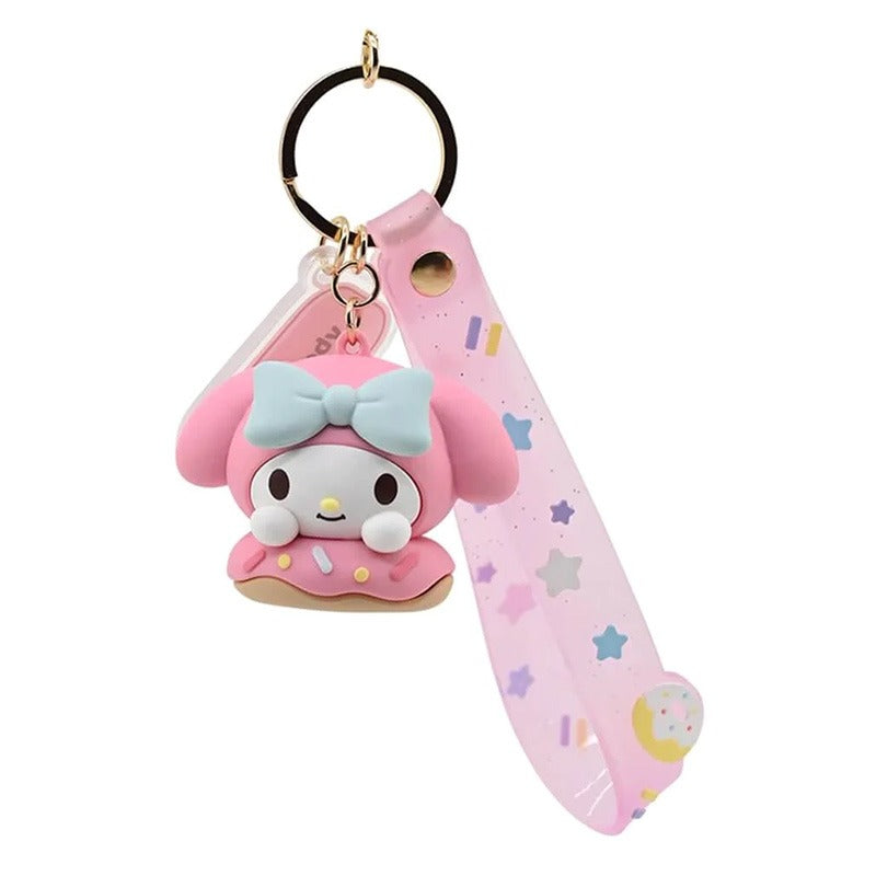 Hello Kitty and Friends - Keychain with Strap Donut Series - Pick one