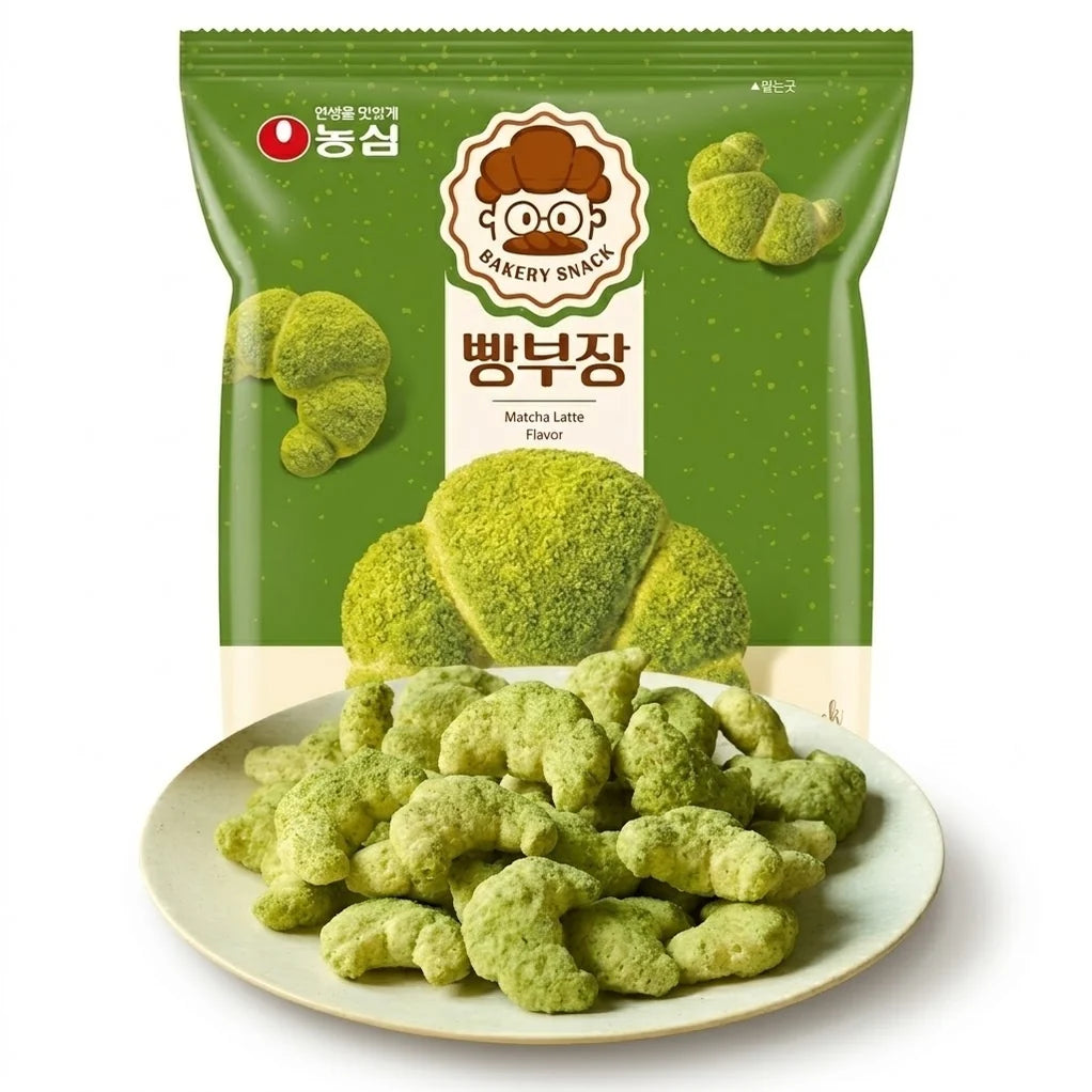Nongshim Bbangbujang Matcha Bread Snack