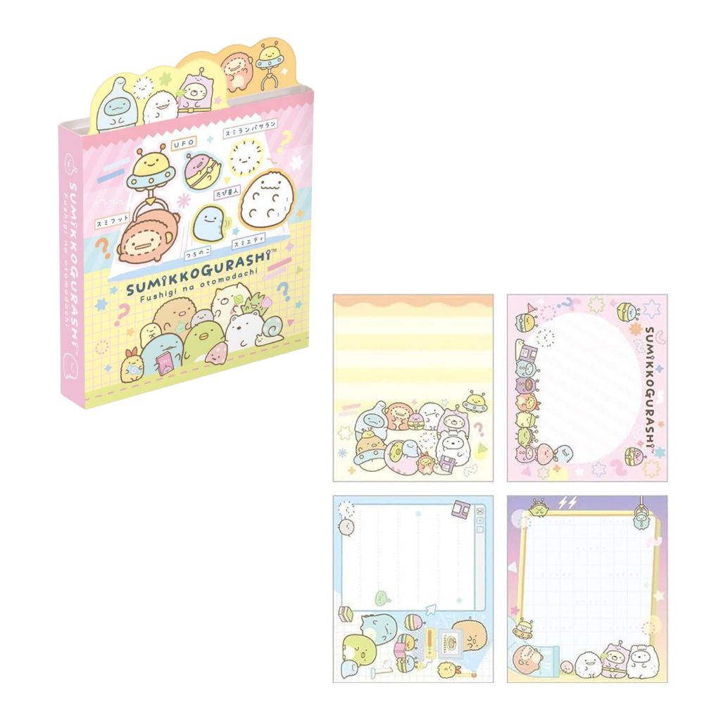 Uitklapbaar Memoblok Klein - Sumikko Gurashi Space - Kies je design