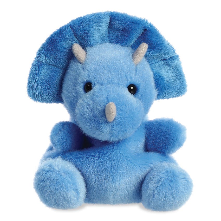 Tank Triceratops Palm Pal Plush - 13 cm