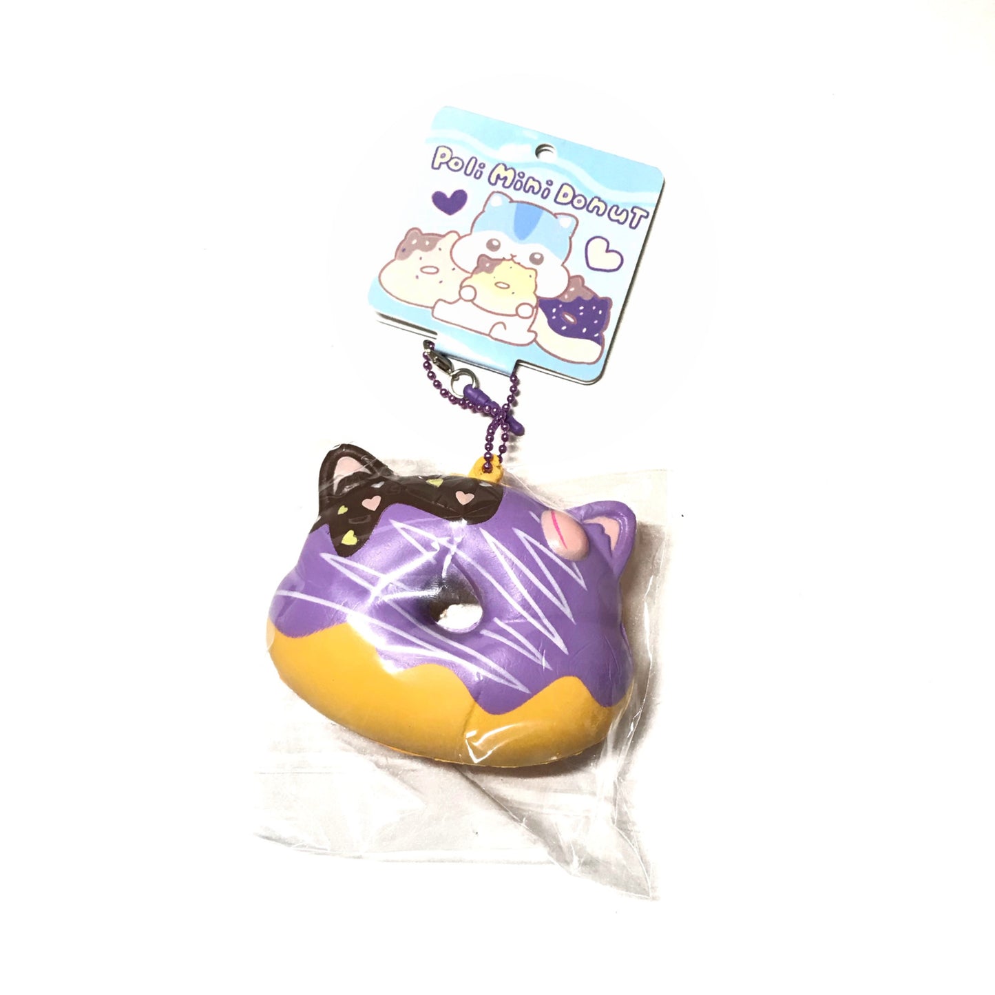 Squishy Poli Donut Purple