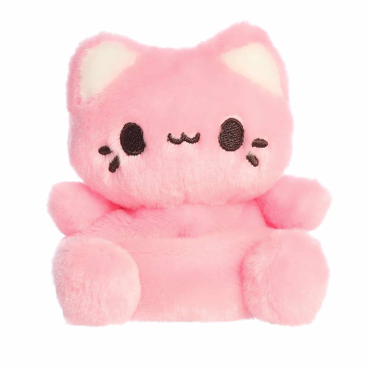 Strawberry Meowchi Palm Pal Plush - 13 cm