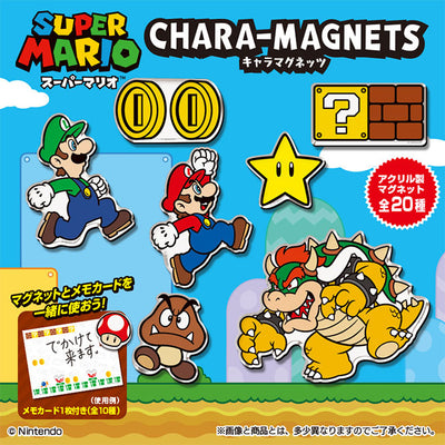Blindbag Magneet en Memocard Set - Super Mario Characters