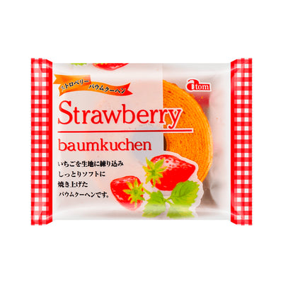 Japanese Baumkuchen - Strawberry