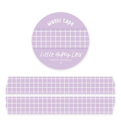 Washi Tape - Lilac grid