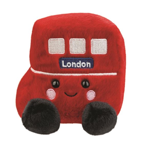 Bertie Red Bus Palm Pal Plush - 13 cm