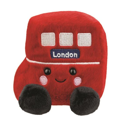 Bertie Red Bus Palm Pal Plush - 13 cm