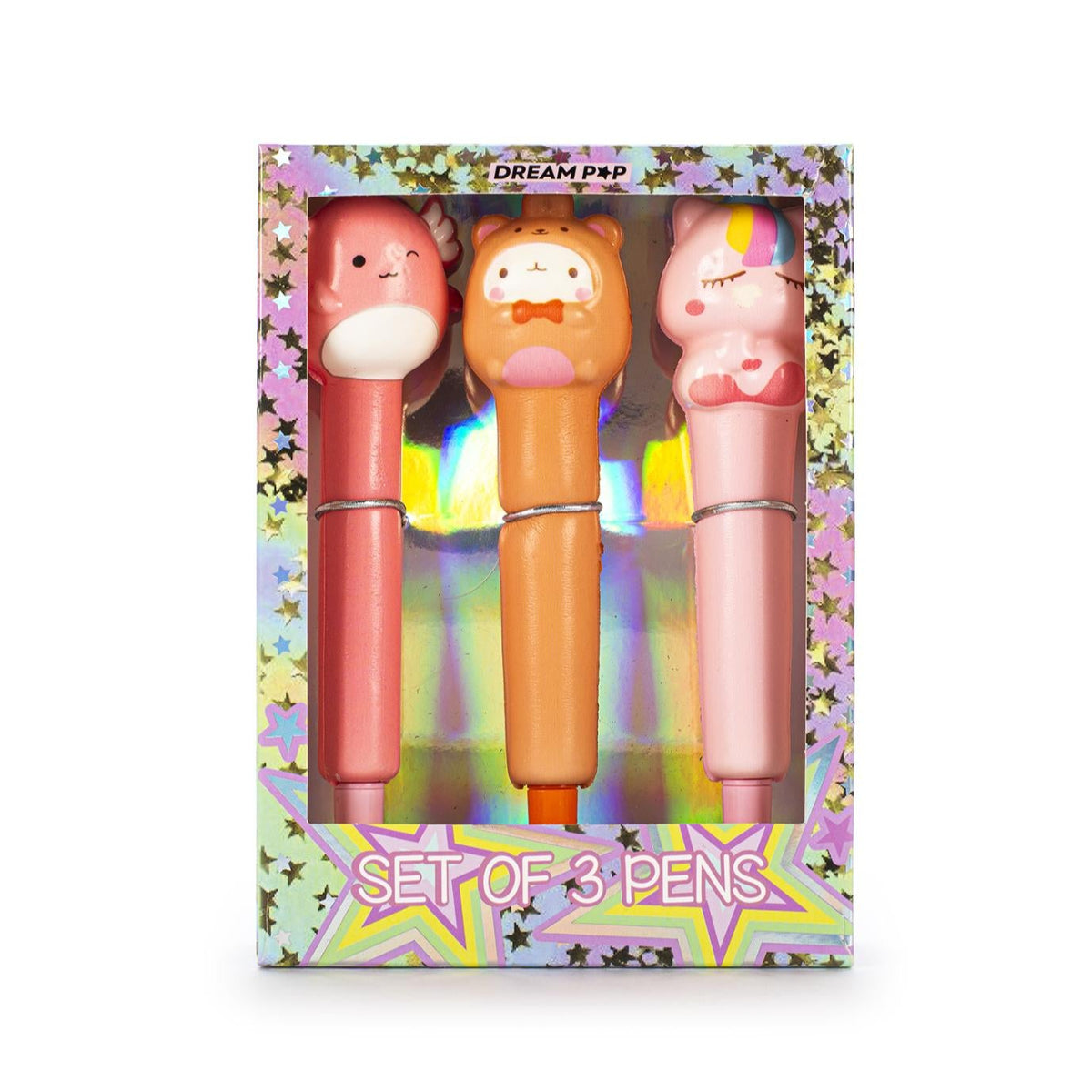 Squishy Pennen Giftbox - Set 3 stuks