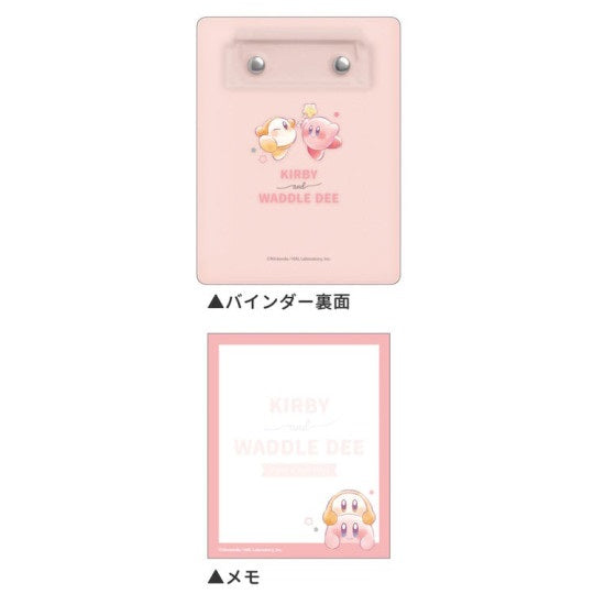 Memoblok met Clipboard - Kirby & Waddle Dee