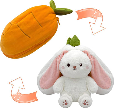 Bunny in Carrot Plushie - Reversible