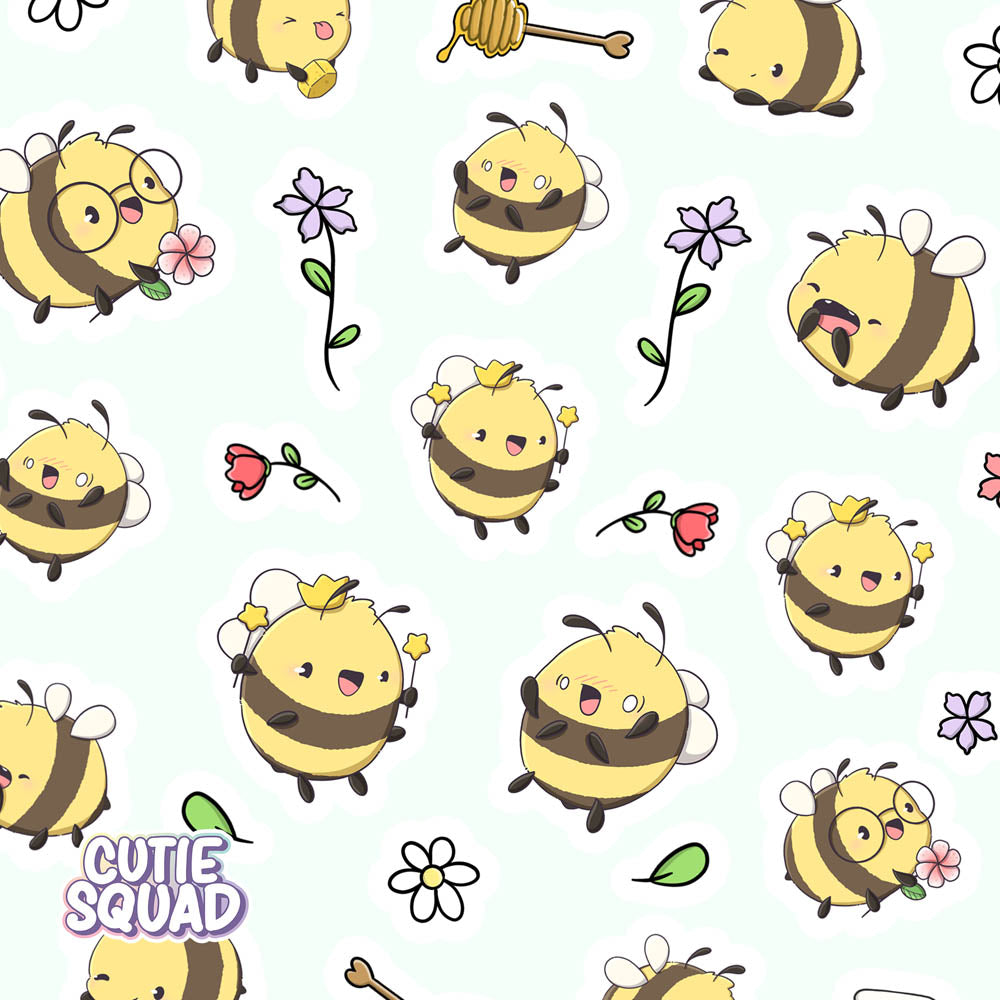 Stickervel - Happy Bees - CutieSquad