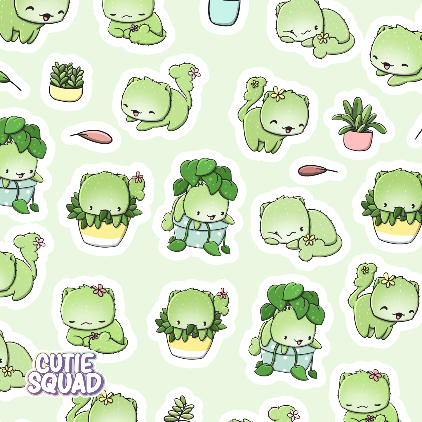 Stickervel - Cactus Kitties - CutieSquad