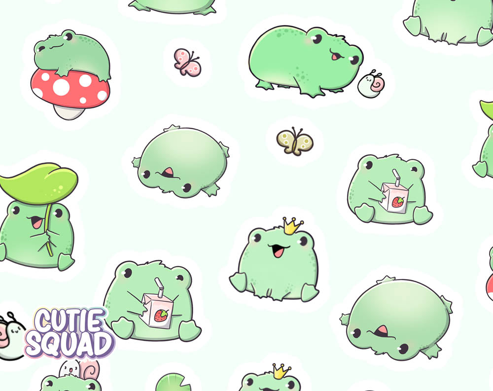 Stickervel - Frog Festival 2.0 - CutieSquad