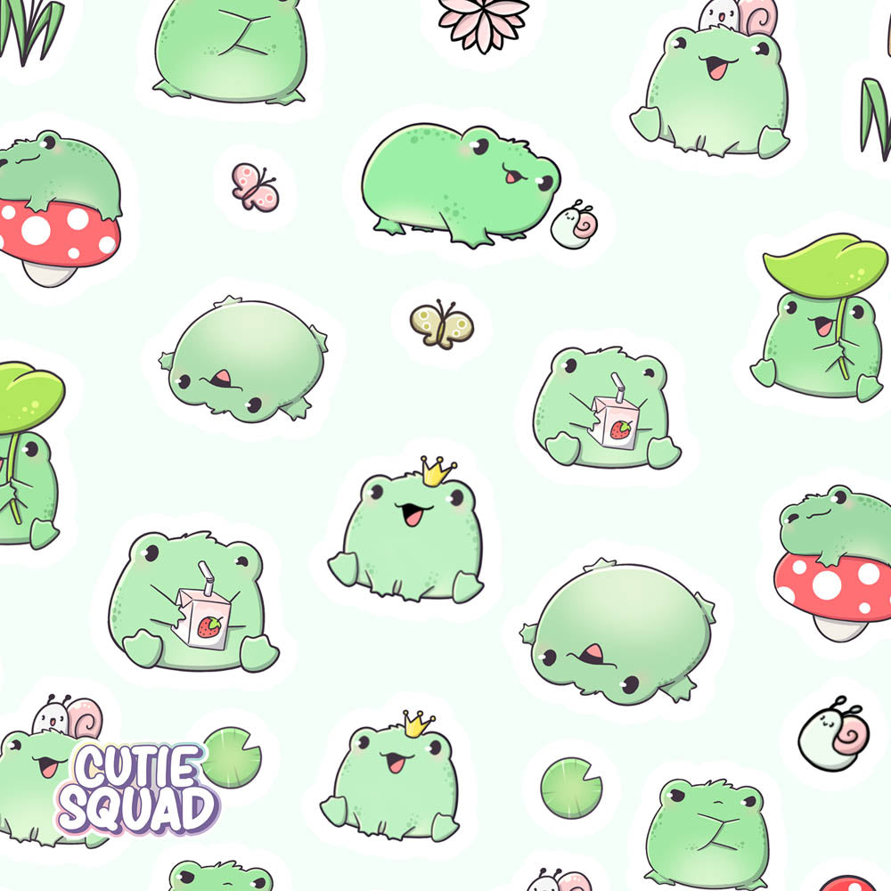 Stickervel - Frog Festival 2.0 - CutieSquad