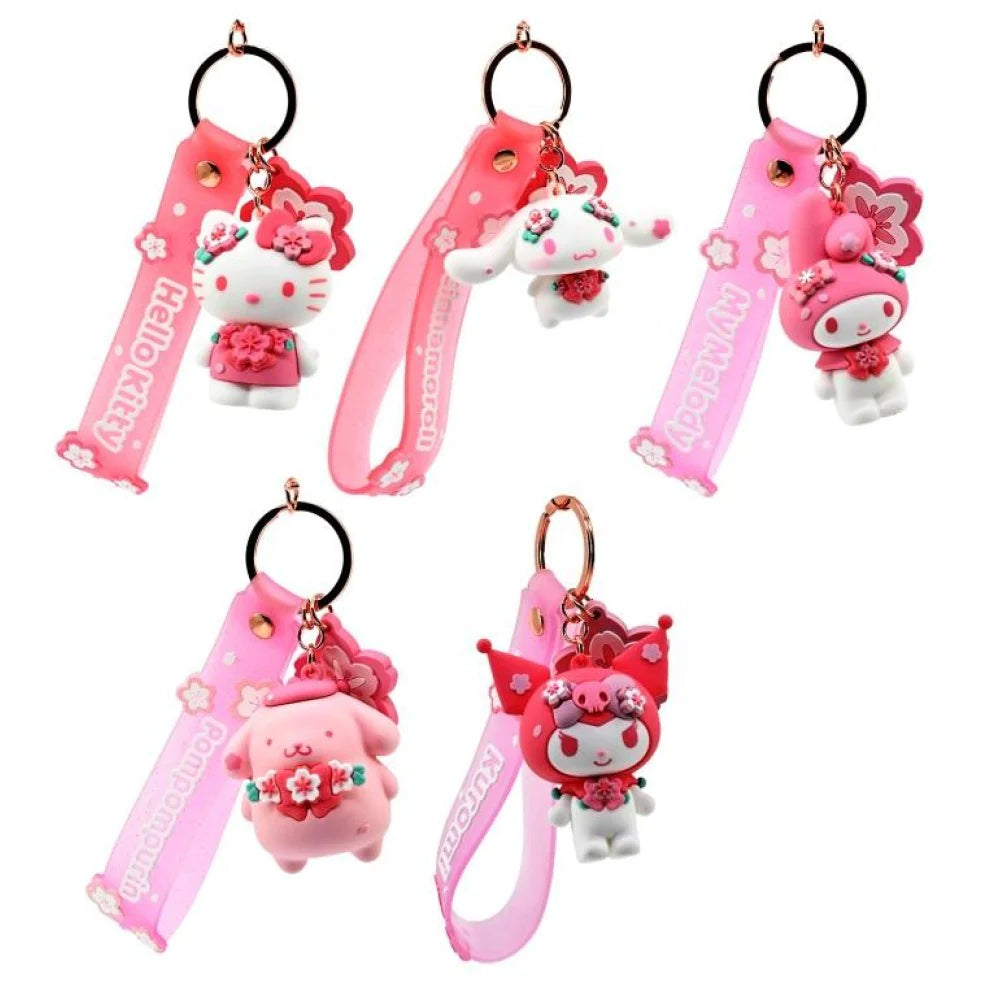 Hello Kitty and Friends - Keychain with Strap Sakura Series - Pick one