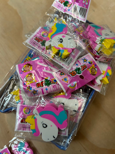 Kawaii Sale 🧡👑 unicorn gum 1 x surprise kleur