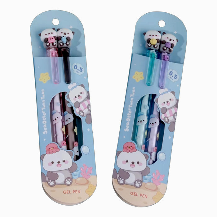 Kawaii BFF Gel Pen Set - Sea Otter