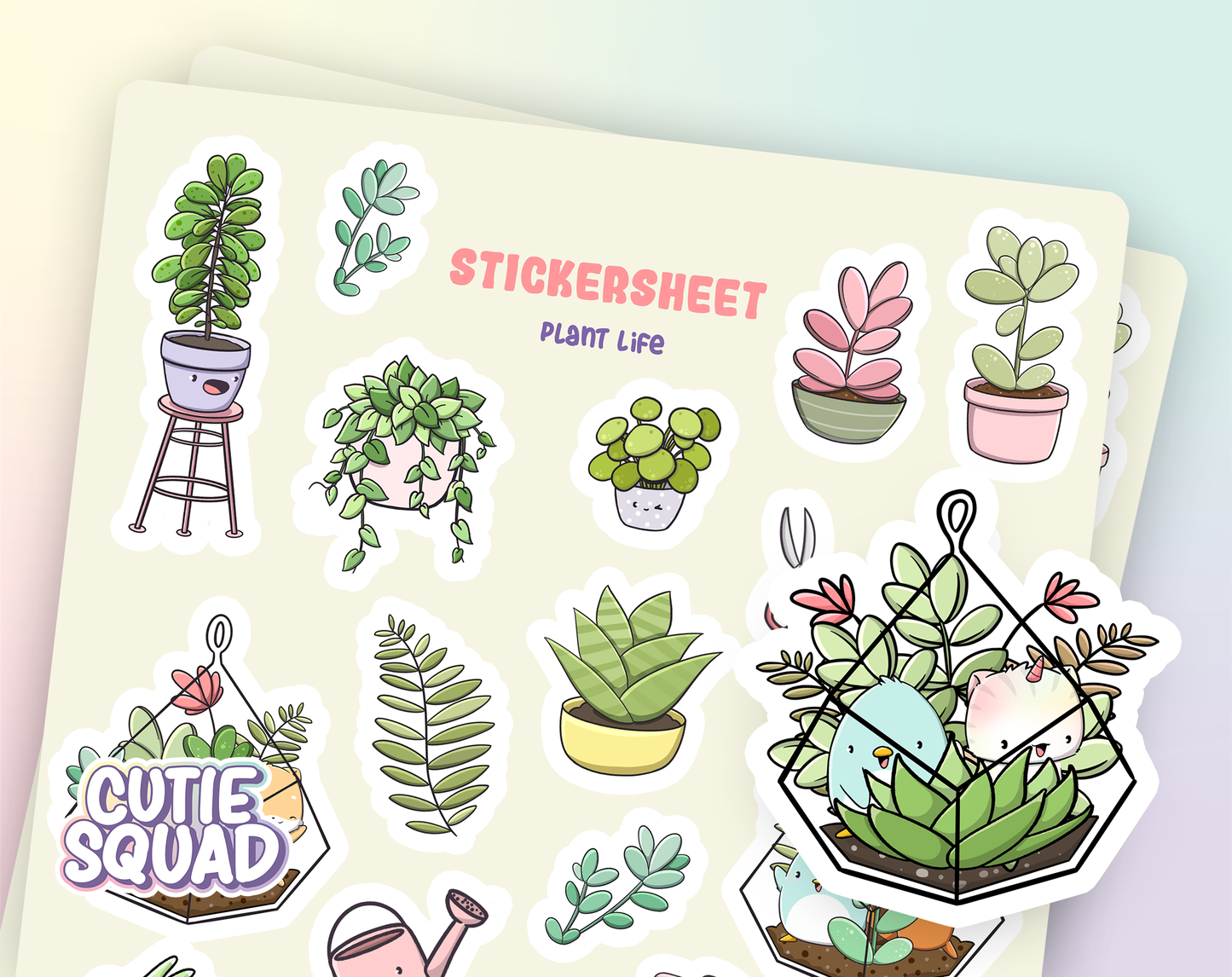 Stickervel - Plantlife - CutieSquad