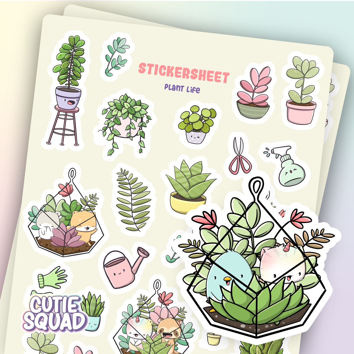 Stickervel - Plantlife - CutieSquad