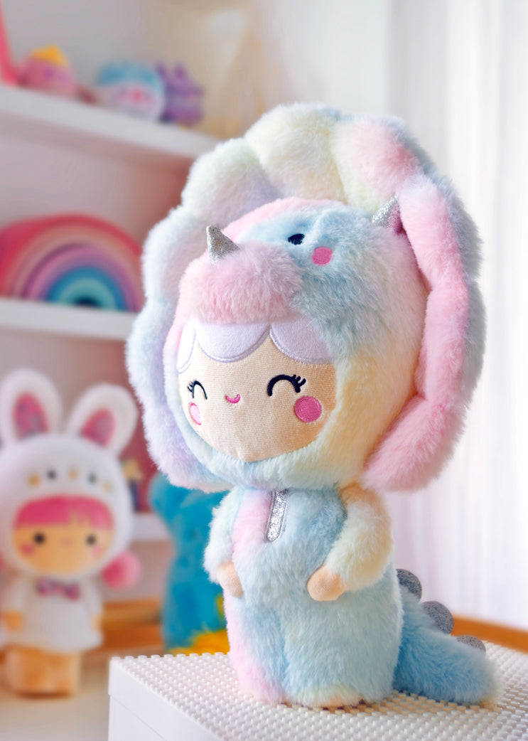 Momiji Plush Doll - Roarsome Rainbow