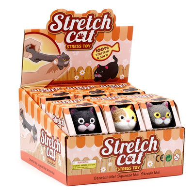Stretch Cat Stress Toy - Kies je soort
