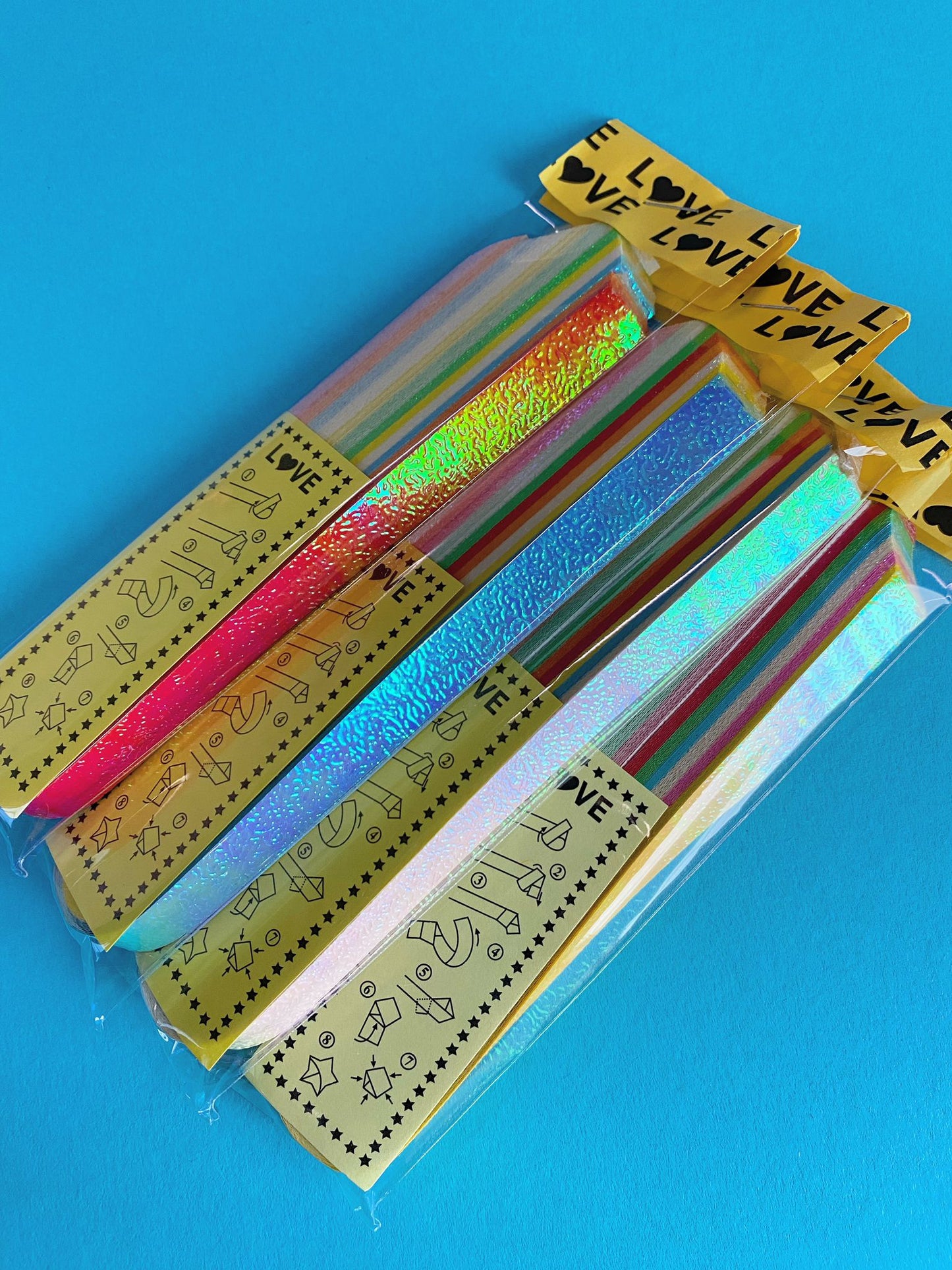 Lucky Star Papier Breed Glimmend - Holografisch