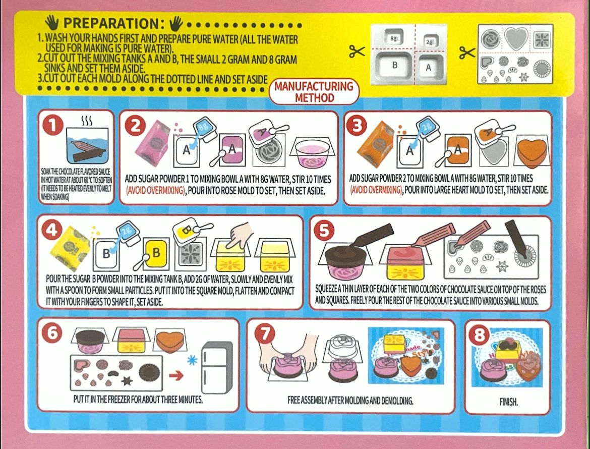 Chinese DIY Candy Kit - French Desserts