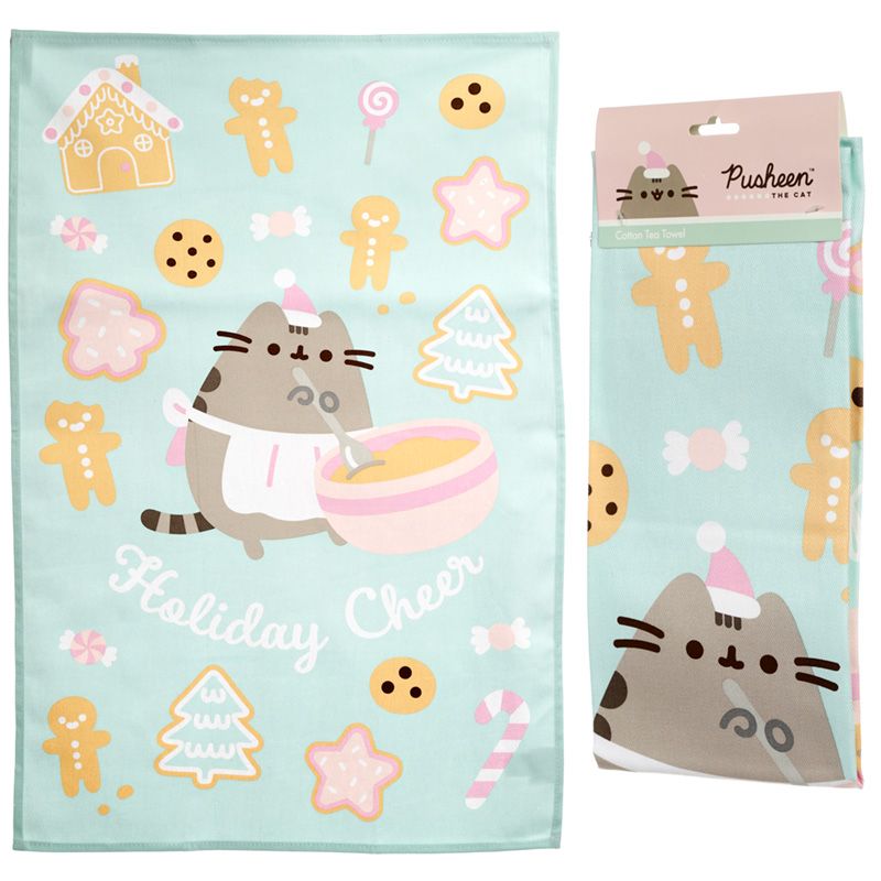 Pusheen Christmas Tea Towel