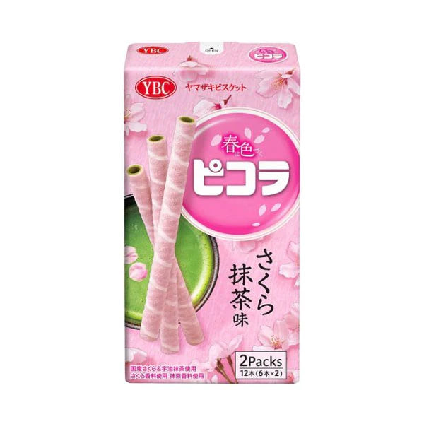 Picola Sakura Matcha Biscuit Sticks