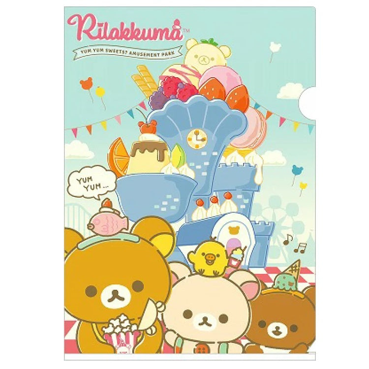 A4 Insteekmap - Rilakkuma Funny Amusement Park - Parfait Tower