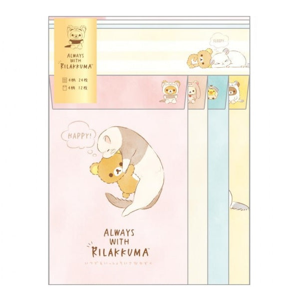 Briefpapierset - Rilakkuma - Your Little Family - Pink