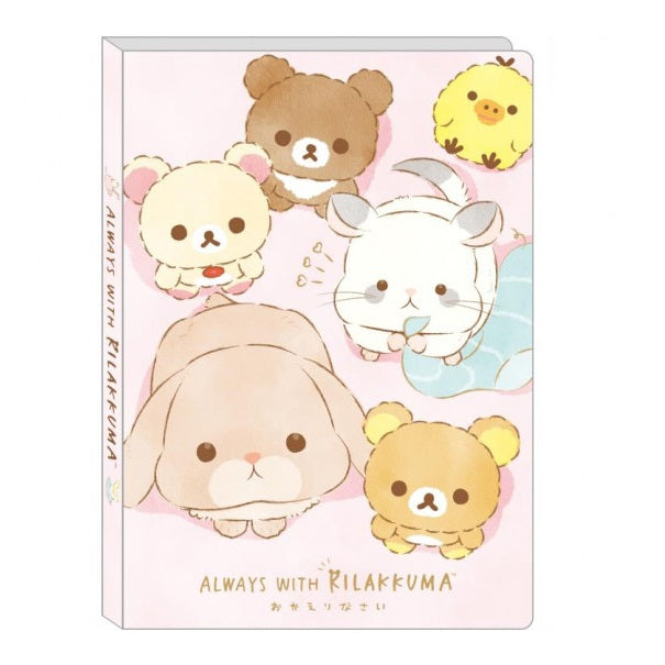 Memoblok groot - Rilakkuma - Your Little Family - Pink