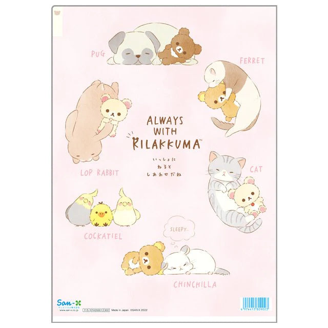 A4 insteekmap (5 tabbladen) Rilakkuma - Your Little Family