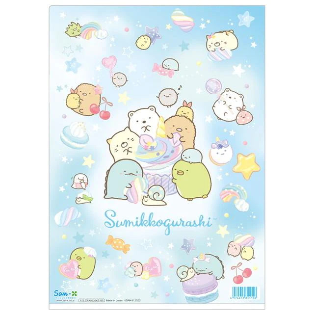 A4 insteekmap San-X Sumikkogurashi - Colorful Sweets