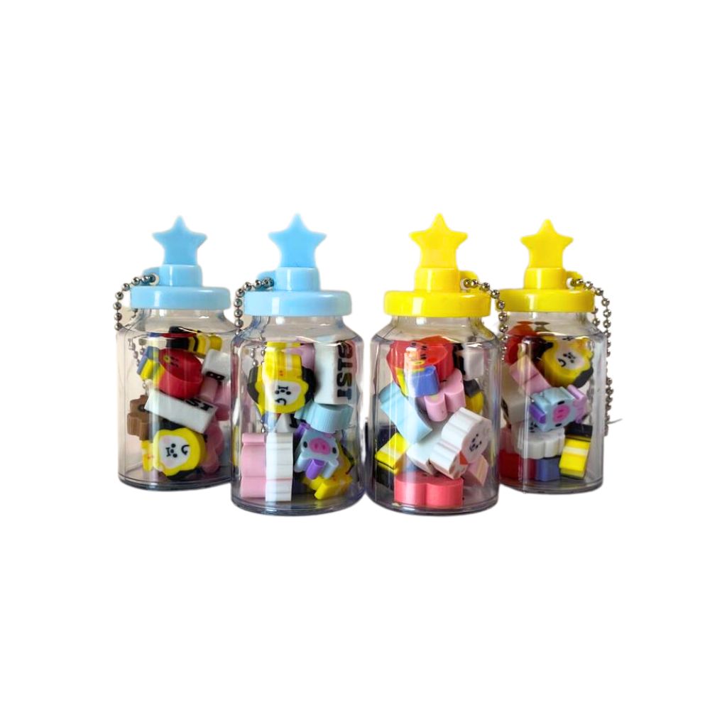 BT21 - Mini Erasers in Bottle