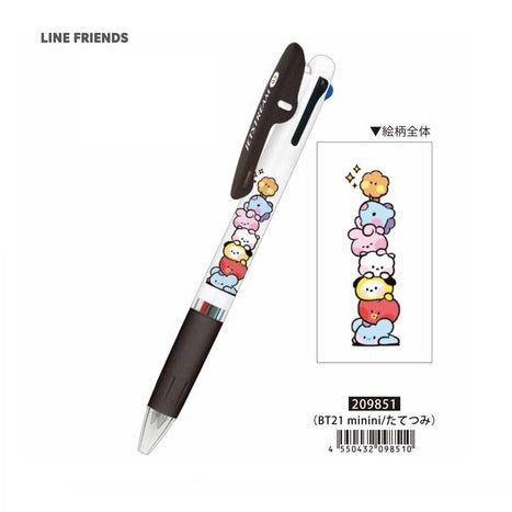 Jetstream Pen 3 Color BT21 - Black & White