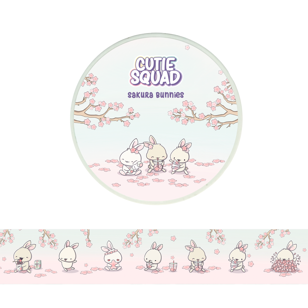 Washi Tape - Sakura Bunnies - CutieSquad