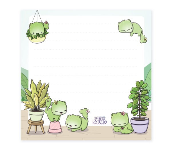 Mini Sticky Notes - Cactus Cats - CutieSquad