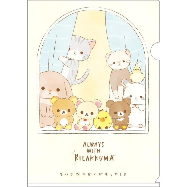 A4 Insteekmap - Rilakkuma - Your Little Family - Yellow