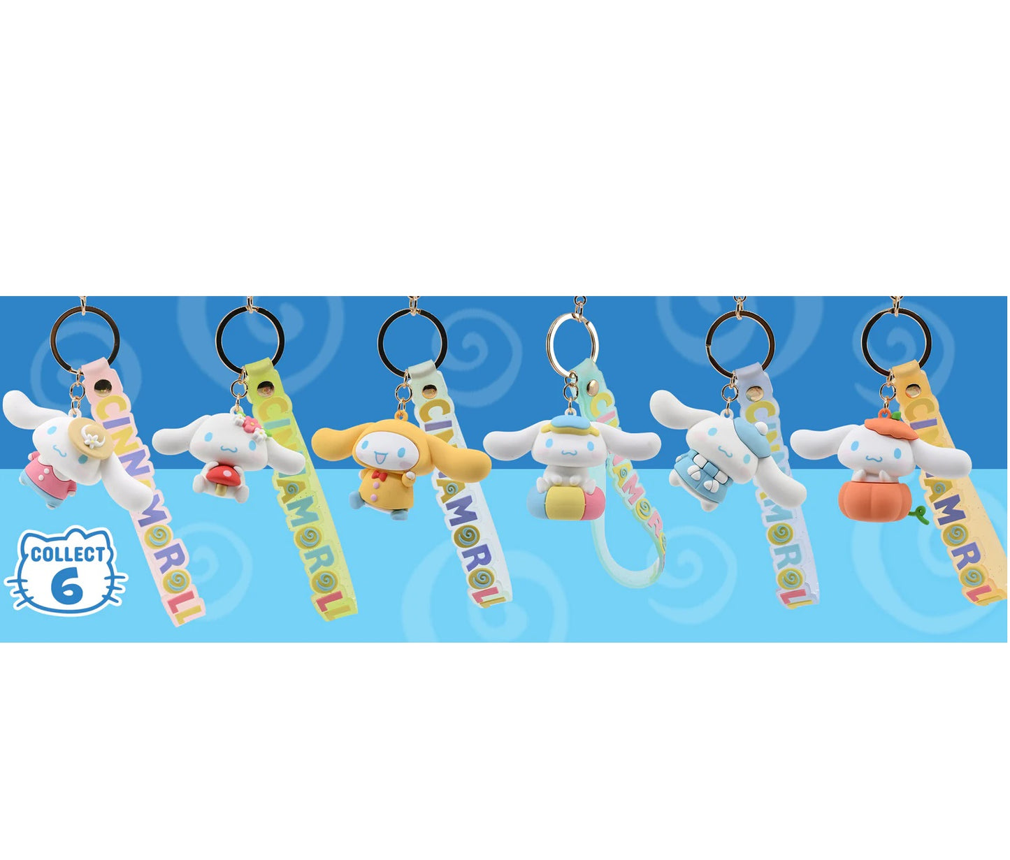 Cinnamoroll - Keychain with Strap Four Seasons Series - Pick one