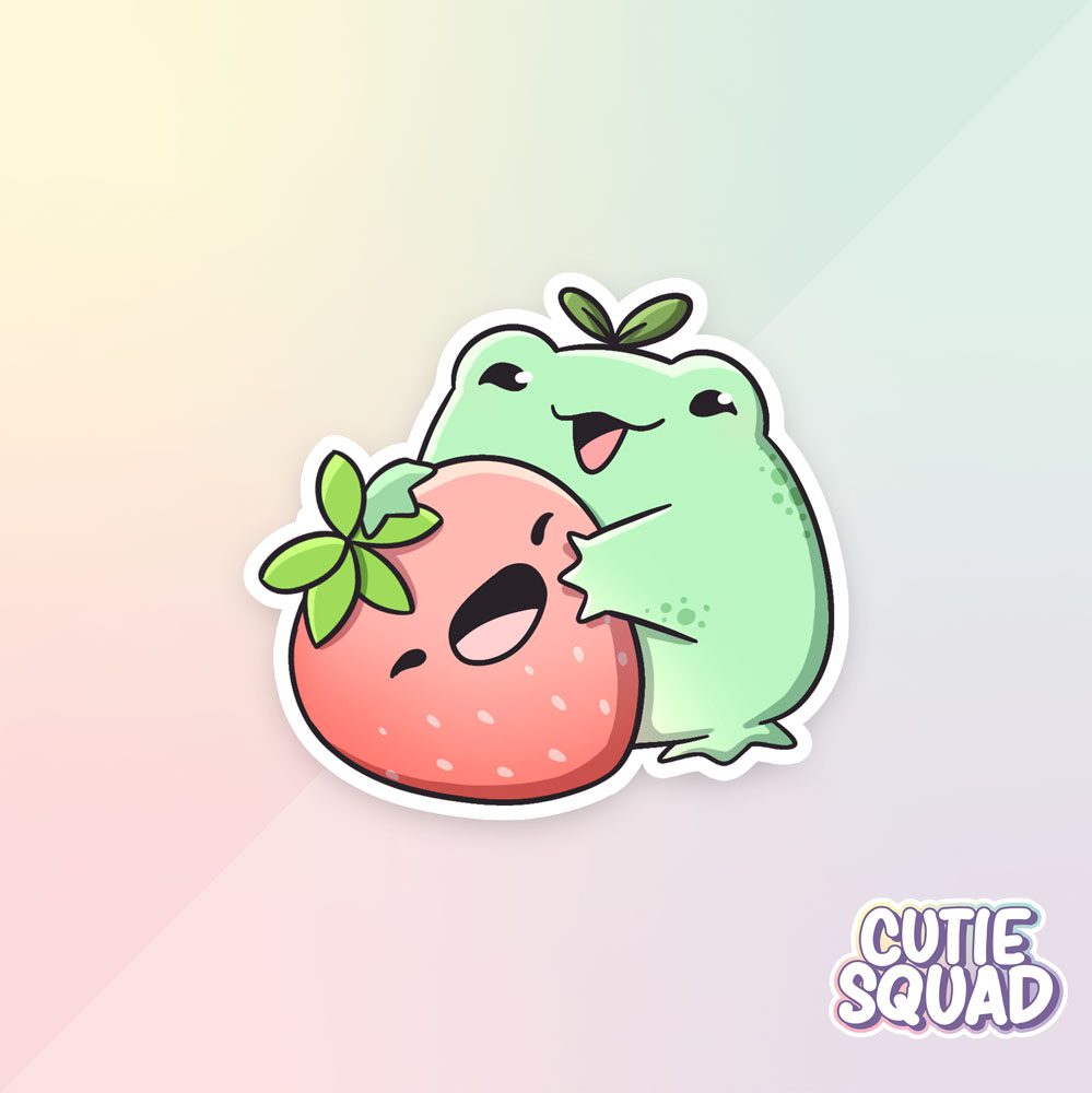 Stickerset - Cute Froggies - CutieSquad