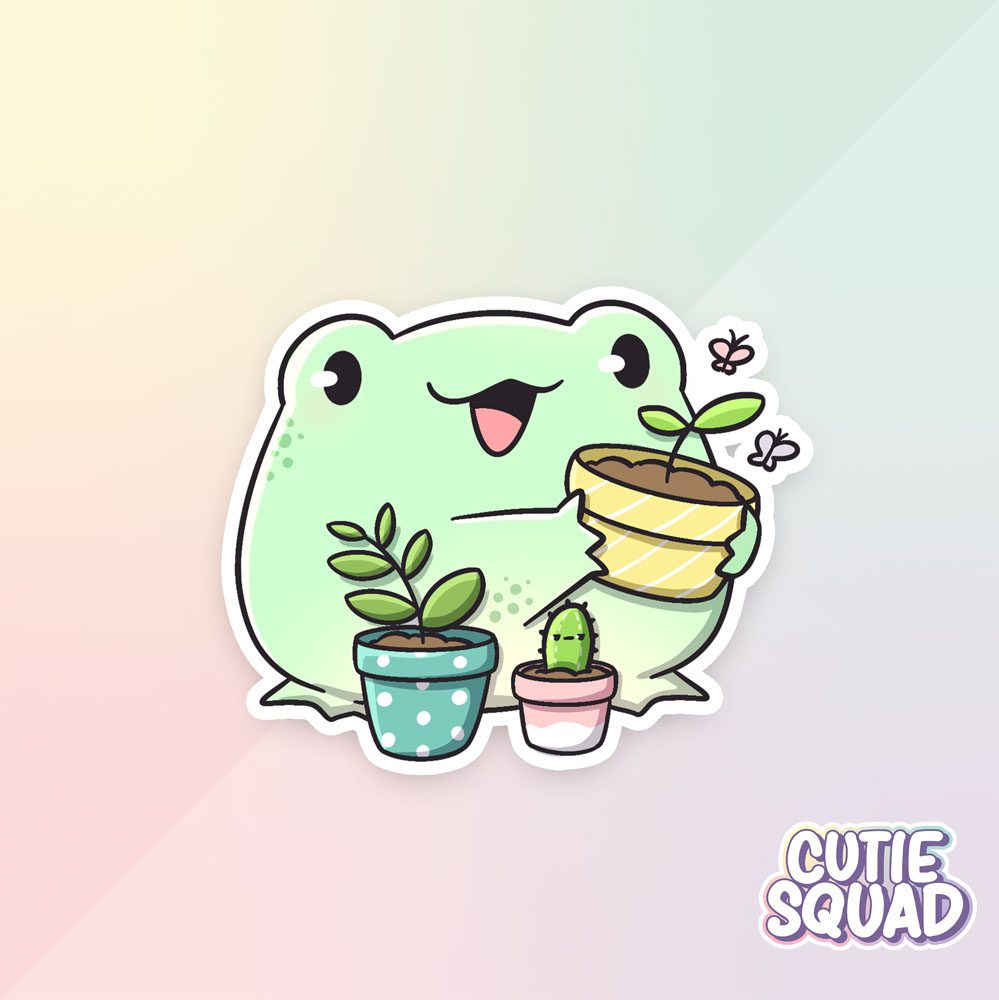 Stickerset - Cute Froggies - CutieSquad