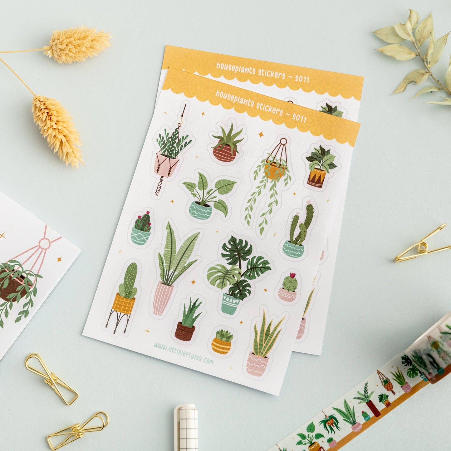 Stickervel Kamerplanten